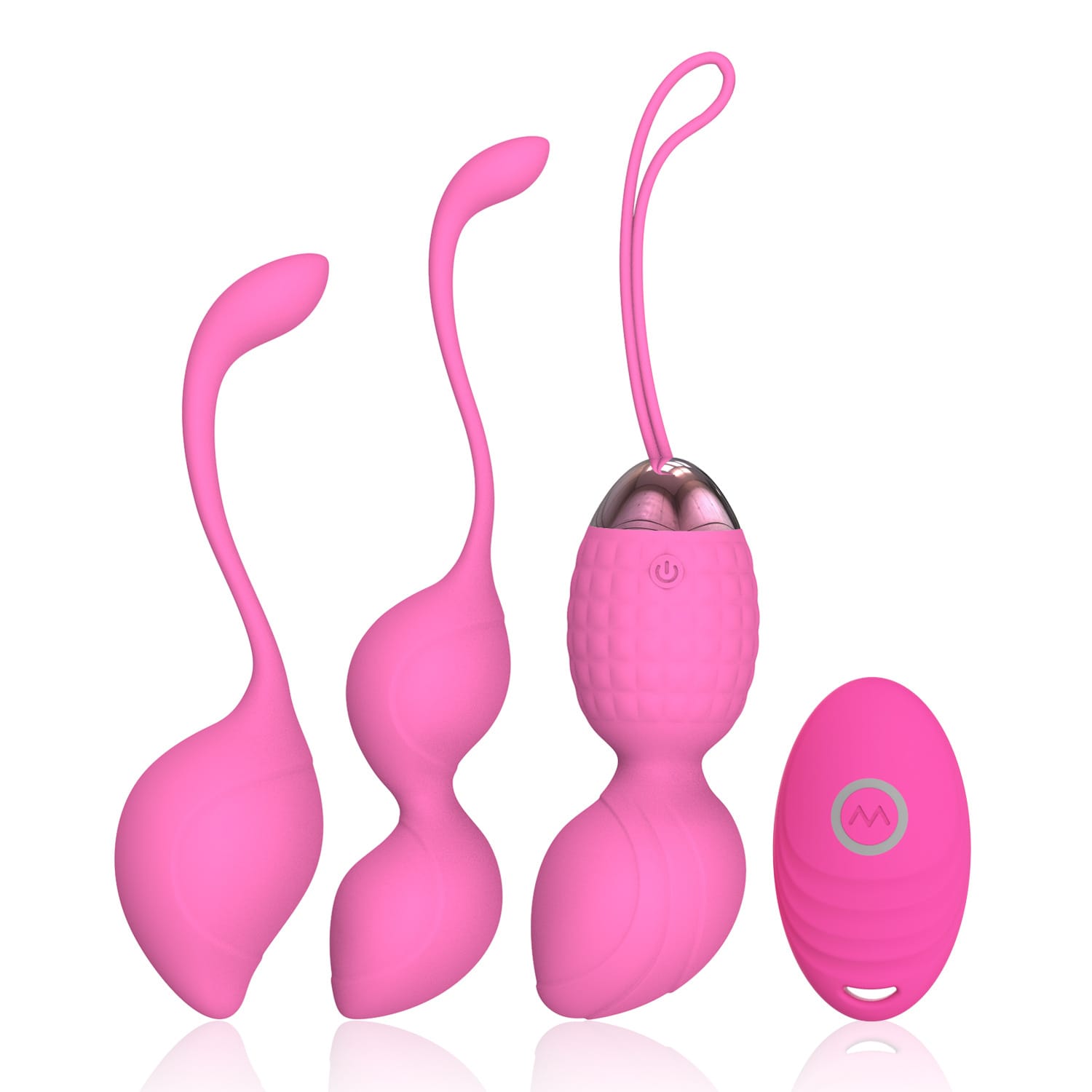 Chinese Ben Wa Use App Controlled Exercise Vibrating Massage Anal Kegel Ball Vagina Ball Set With Vibration For Women