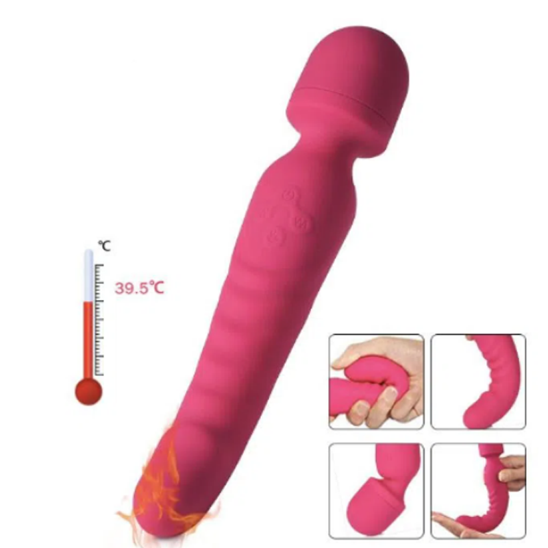 Waterproof Silicone USB Charging Vibrator Female Sex Toy (Vibrator)